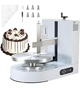 VEVOR Cake Decorating Machine, Cake Cream Spreading Coating Smearing Machine, Low Noise Cake Fros...