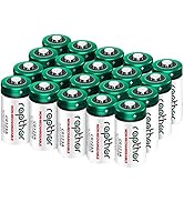 rapthor CR123A 3V Lithium Batteries 20 Pack 1650mAh High Power CR123 CR17345 for Flashlights Micr...