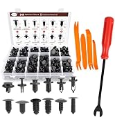 JinnEterri 240PCS Car Bumper Retainer Clips Kit - Auto Plastic Rivets &amp; Push Fasteners Set, Most ...