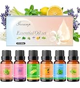 Essential Oils Set-Top 6 Organic Blends for Diffusers,Candle Making,Aromatherapy,Humidifiers,Gift...