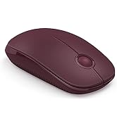 Unipows Wireless Mouse - 2.4G Slim Portable Computer Mouse with Nano Receiver, Less Noise Mobile ...