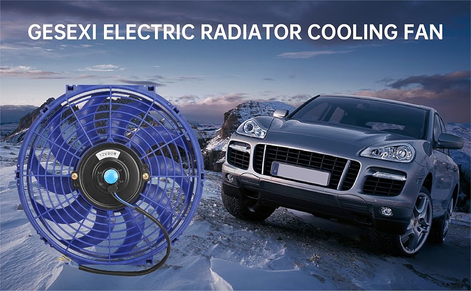 gesexi electric radiator cooling fan