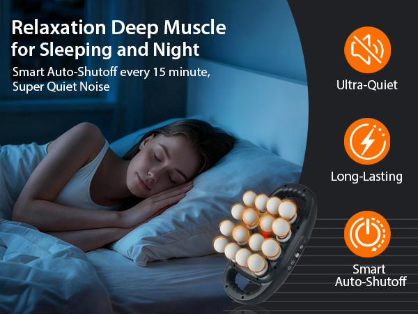 back massager,16 head massage gun, massage gun deep tissue, 16 head massager