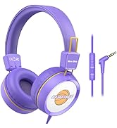 New bee Kids Headphones for School with Microphone KH20 HD Stereo Safe Volume Limited 85dB/94dB F...