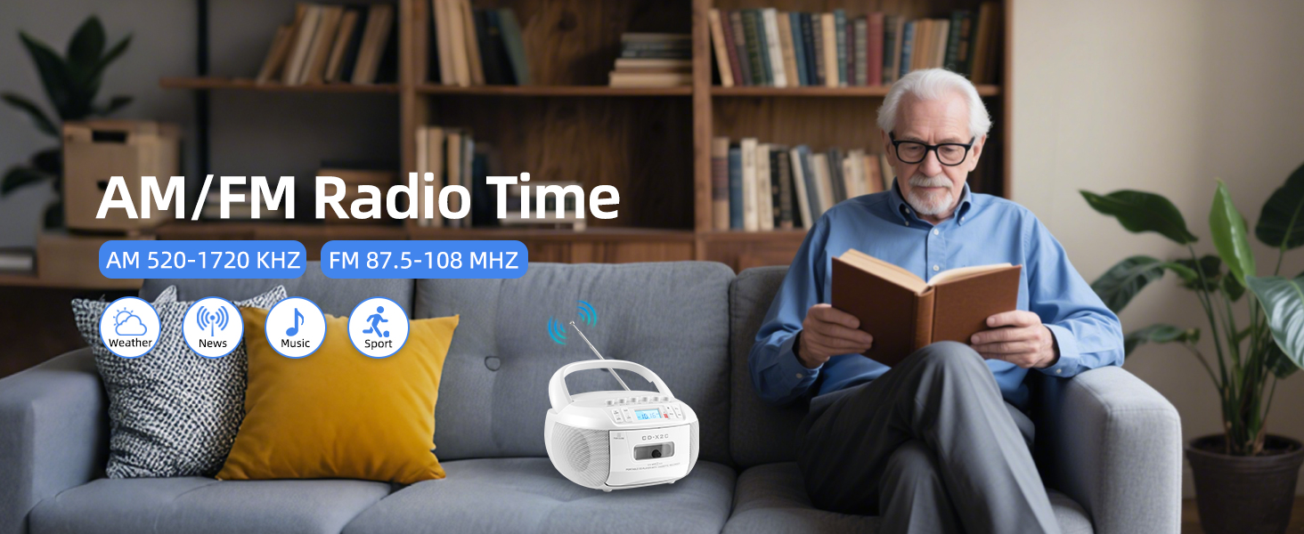 CD and Cassette Player