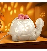 LESES Electric Wax Melt Warmer, Turtle Ceramic Wax Warmer Burner for Scented Wax Cubes, Candle Wa...