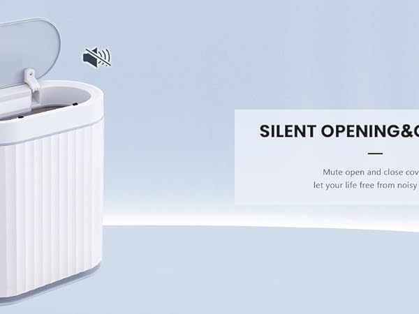 motion sensor trash can