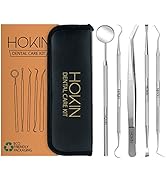Dental Tools by HOKIN Plaque Remover Teeth Cleaning Tool Dental Care Kit Tooth Filling Repair Set...