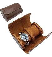 HUYUTAWE Watch Travel Case Portable Organizer - Luxury Watch Roll Travel Box Recycled Leather Wat...