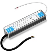 LED Driver 100 Watts Waterproof IP67 Power Supply 85V-265V AC to 12V DC Converter,Quiet and Small...