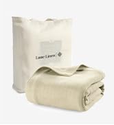 LANE LINEN King Size Cotton Blanket â?? Lightweight and Soft Herringbone Blanket