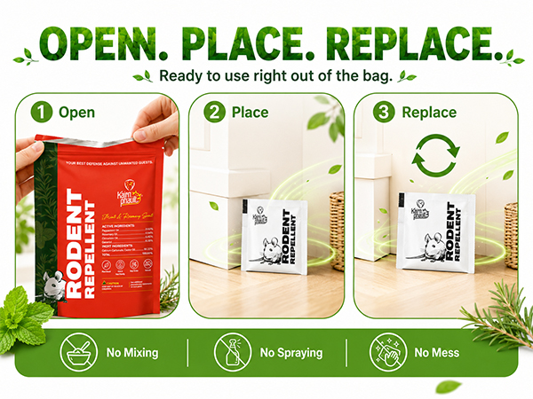 mouse repellent pouches
