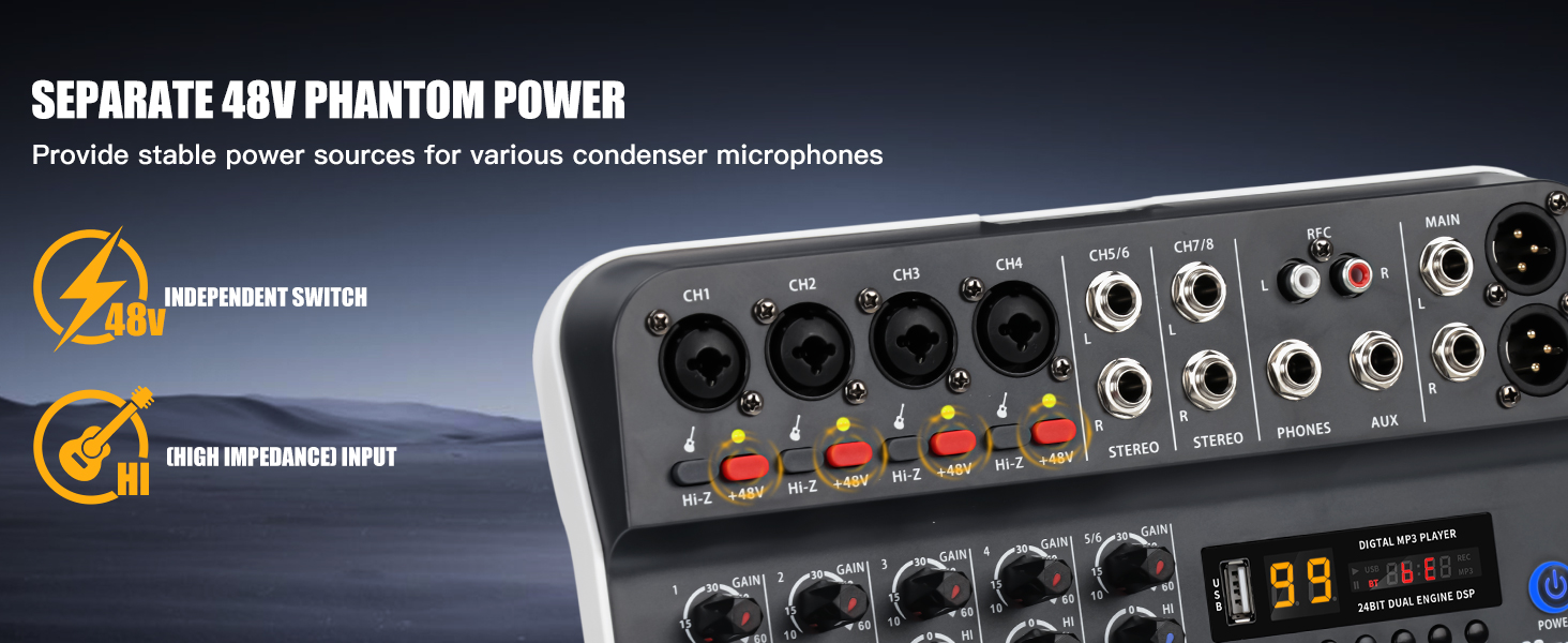  Unpowered Recording Mixers