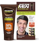 Just for Men Control GX Grey Reducing Shampoo, Gradual Hair Color with Keratin for Stronger Thick...