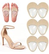 FCYIMI Ball of Foot Cushions, Metatarsal Pads Women, Shoe Inserts 6 Pack | Self Adhesive Heel Pad...