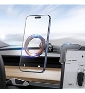 Tesla Phone Mount, [Strong Magnets &amp; Super Stable ] Tesla Phone Holder Model 3/Y Accessories for ...