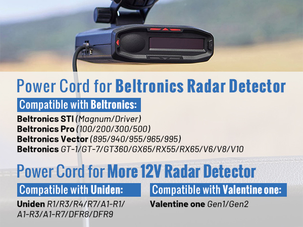 car charger for radar detector