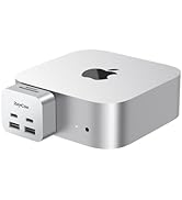 RayCue MiniPack Expansion Dock for Mac mini M4 | 6-Port USB-C Hub with Dual 10Gbps Adapters, 2 * ...