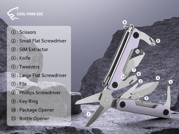 Multitool with Pocket Knife