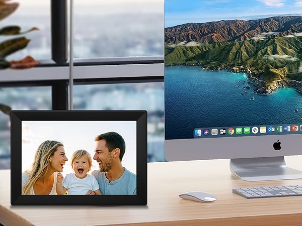 Uhale 10.1inch Digital Picture Frame WiFi Smart Touch Screen Digital Photo Frame