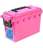 Sheffield 12631 Ammo Storage Box, Stackable .30 Cal Field Boxes, Water and Dust Resistant, Lockab...