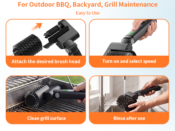 electric grill brush