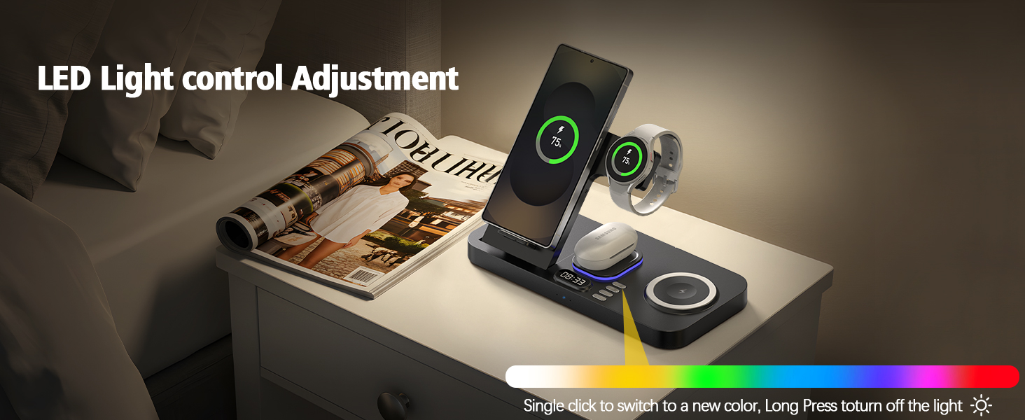 dual phone charging station