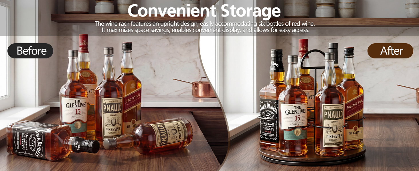 6-bottle wine rack
