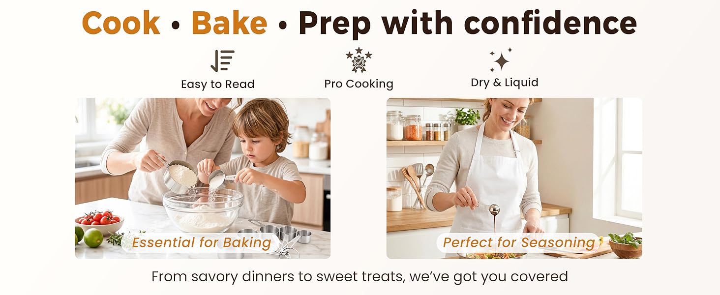 Measuring Cups and Spoons Set