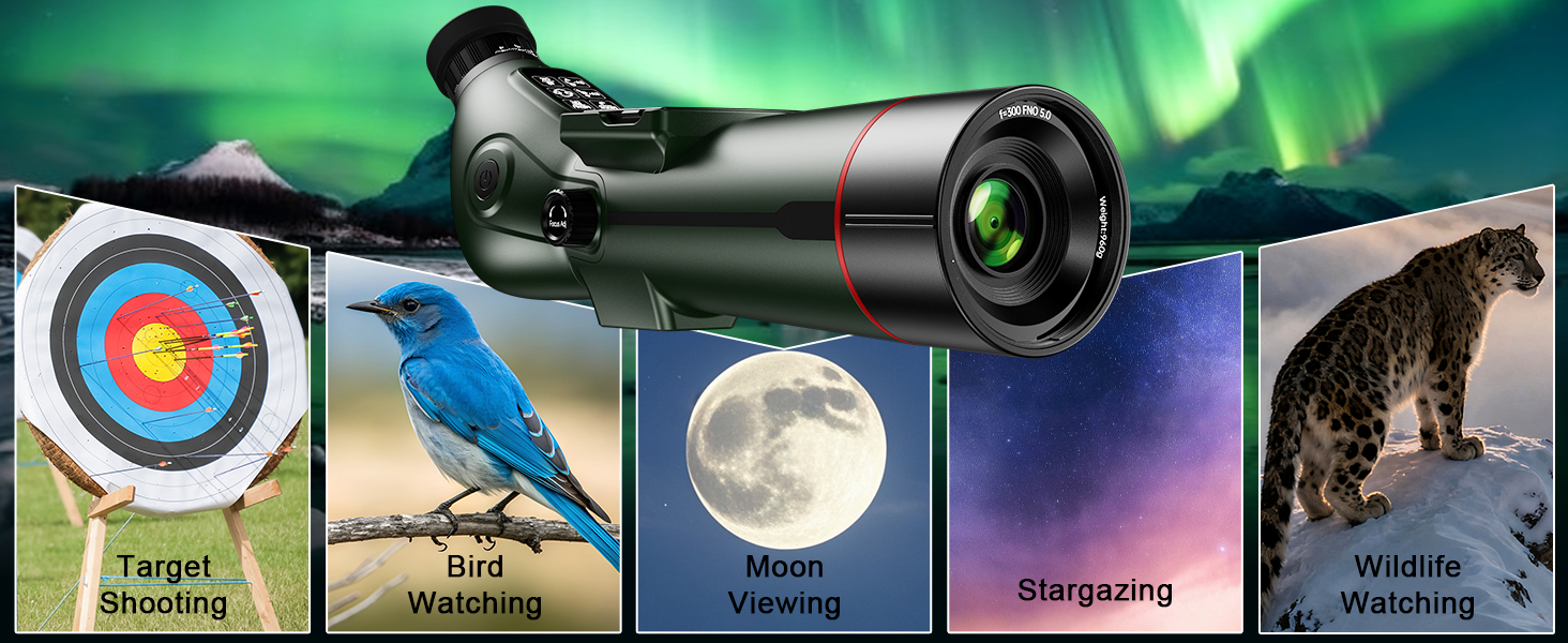 Telescope for Adults &amp;amp; Kids, 70mm AperturePortable Refractor Telescopes for Astronomy Beginners