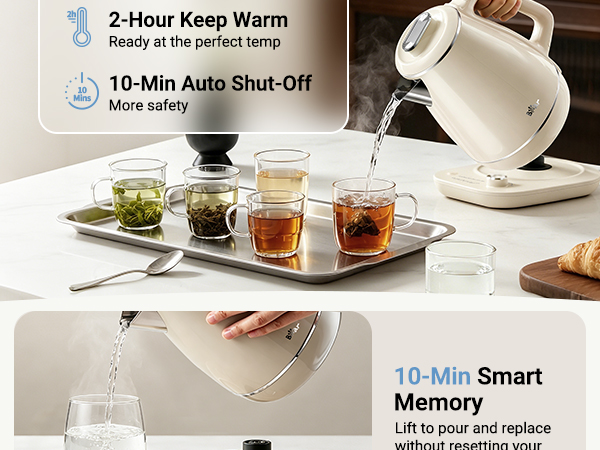 electric tea kettles automatic shut off