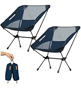 CAMEL CROWN Portable Camping Chair Lightweight Compact Folding Chair Mesh for Outdoor Camp Travel...