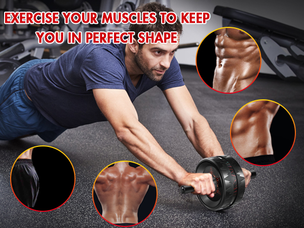 Ab Wheel Roller With Knee Pad