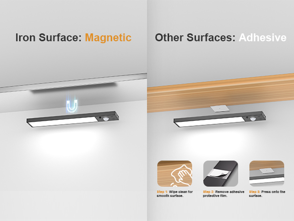 Magnetic motion sensor light indoor