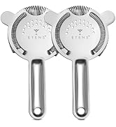 Etens Cocktail Strainer 2 Pack, Bulk Bar Strainers for Bartending, Martini Strainer for Boston Sh...