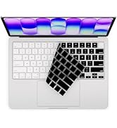 MasiBloom Silicone Keyboard Cover Skin for 2026 MacBook Neo 13 inches A18 Pro with Touch ID Anti-...