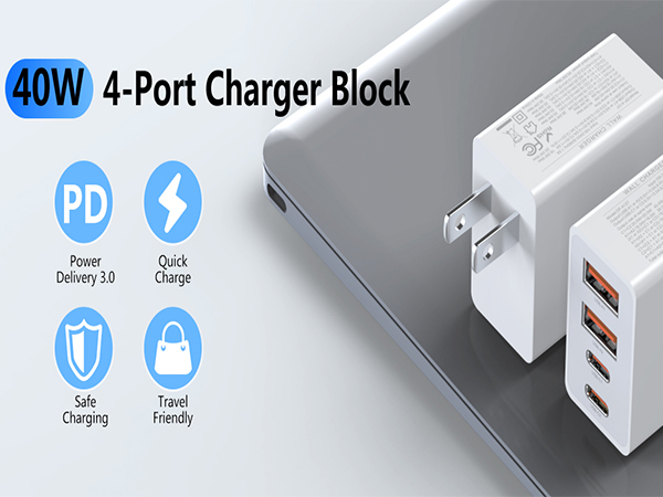4-Port Charger Block