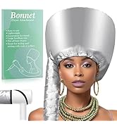 Hooded Hair Dryer Bonnet - Fast-Drying Bonnet Hair Dryer for Natural Hair, Deep Conditioning, Sty...