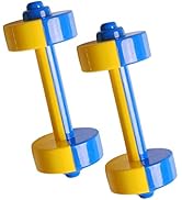 Toddmomy Kids Dumbbell Toy 1 Pair Kids Weight Lifting Set Plastic Dumbbell Toy Gym Sports Workout...