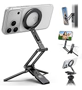 Lamicall for MagSafe Tripod Stand Dual-Side Magnetic with 1/4", Arca, Hook | 360° Aluminum Magnet...