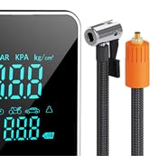 Tire Inflator Portable Air Compressor, Bike Pump, 150PSI Cordless Air Pump for Car Tires, Auto Ti...