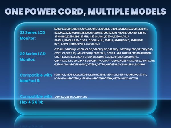 65W laptop charger
