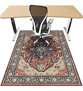 48"x60" Office Chair Mat for Hardwood, Under Desk Chair Mat for Home Office, Anti-Slip Office Rug...