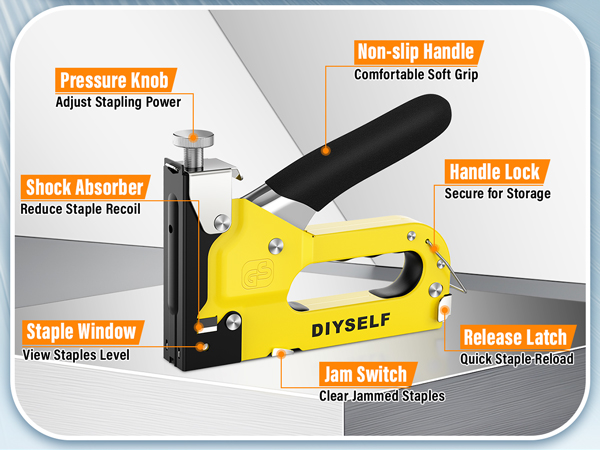 staple gun for upholstering
