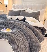 grey sherpa comforter