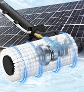 Solar panel brush