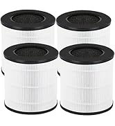 CHAMONNY B-D02U Filter Replacement, Compatible with VEWIOR B-D02U Air Purifier and MOO-KA B-D02L ...
