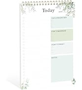 Weekly To Do List Notepad, Undated Planner with 52 Sheets (6.5''x8.9''), Desk Weekly Planner for ...