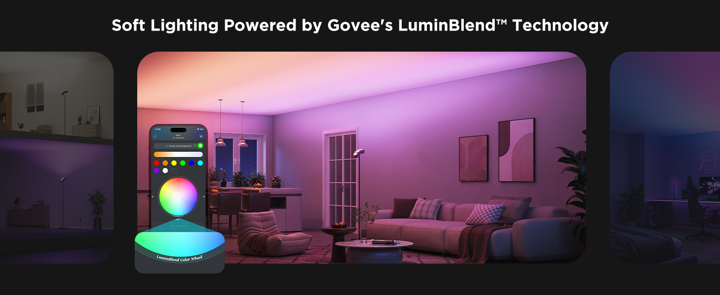 Gentle eye-care lighting