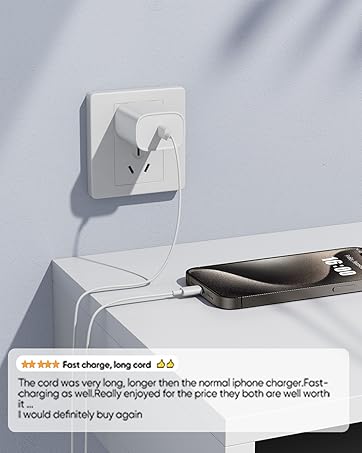 iPhone 15 Pro Max Charger Fast Charging 10FT Long USB C Cable Cord
